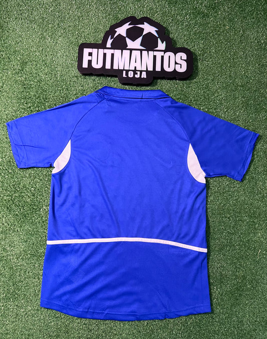 Camisa Brasil II 2002 - Retrô Azul | FutMantos