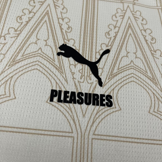 Camisa Milan X Pleasures IV 23/24 - Branco | Futmantos