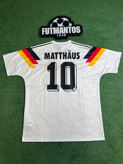 [TAM 2GG] Camisa Alemanha 1990 - Matthäus #10 | FutMantos