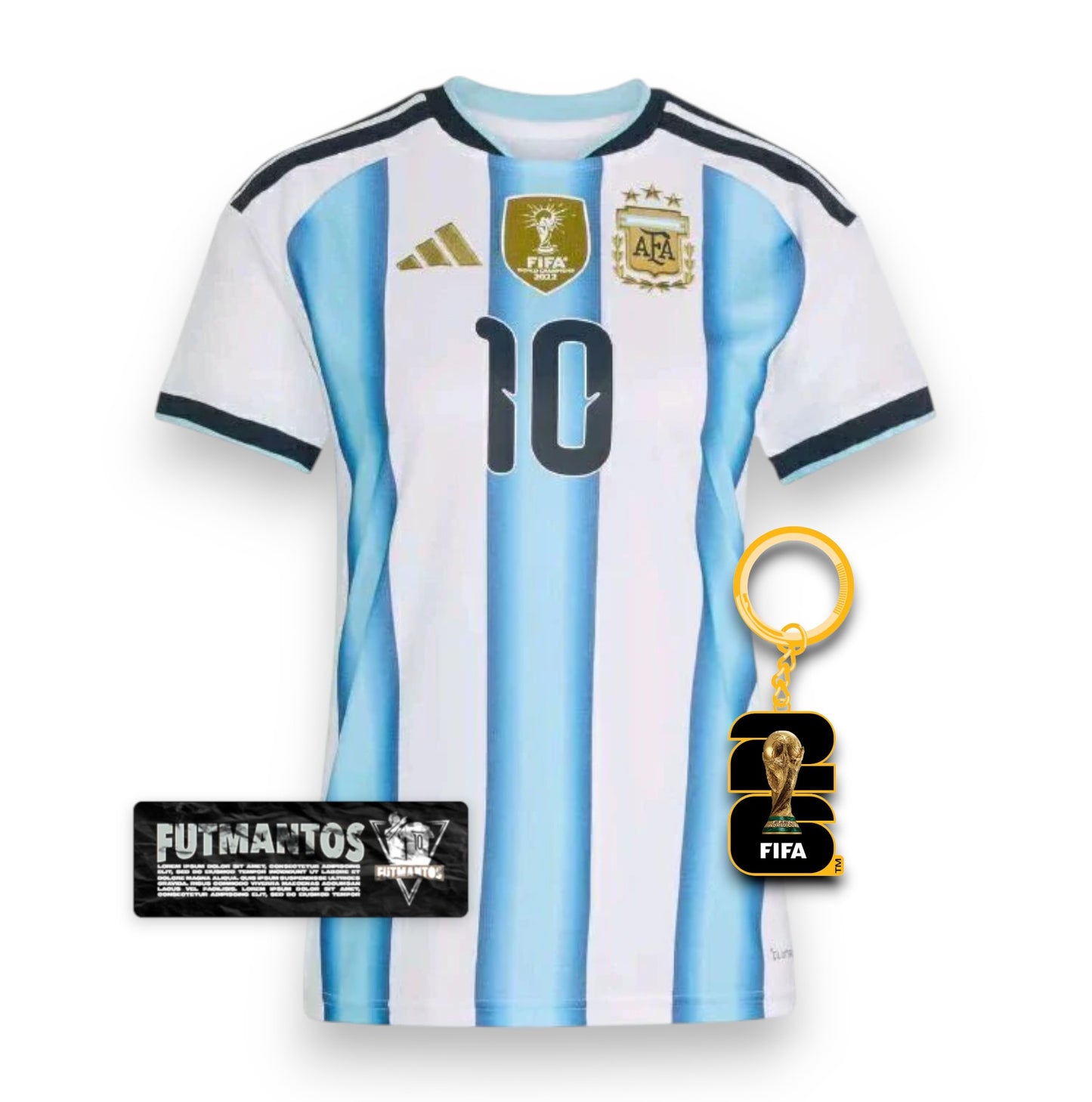 [TAM P, M] Camisa Argentina  l 2026- Messi#10 - Torcedor | FutMantos