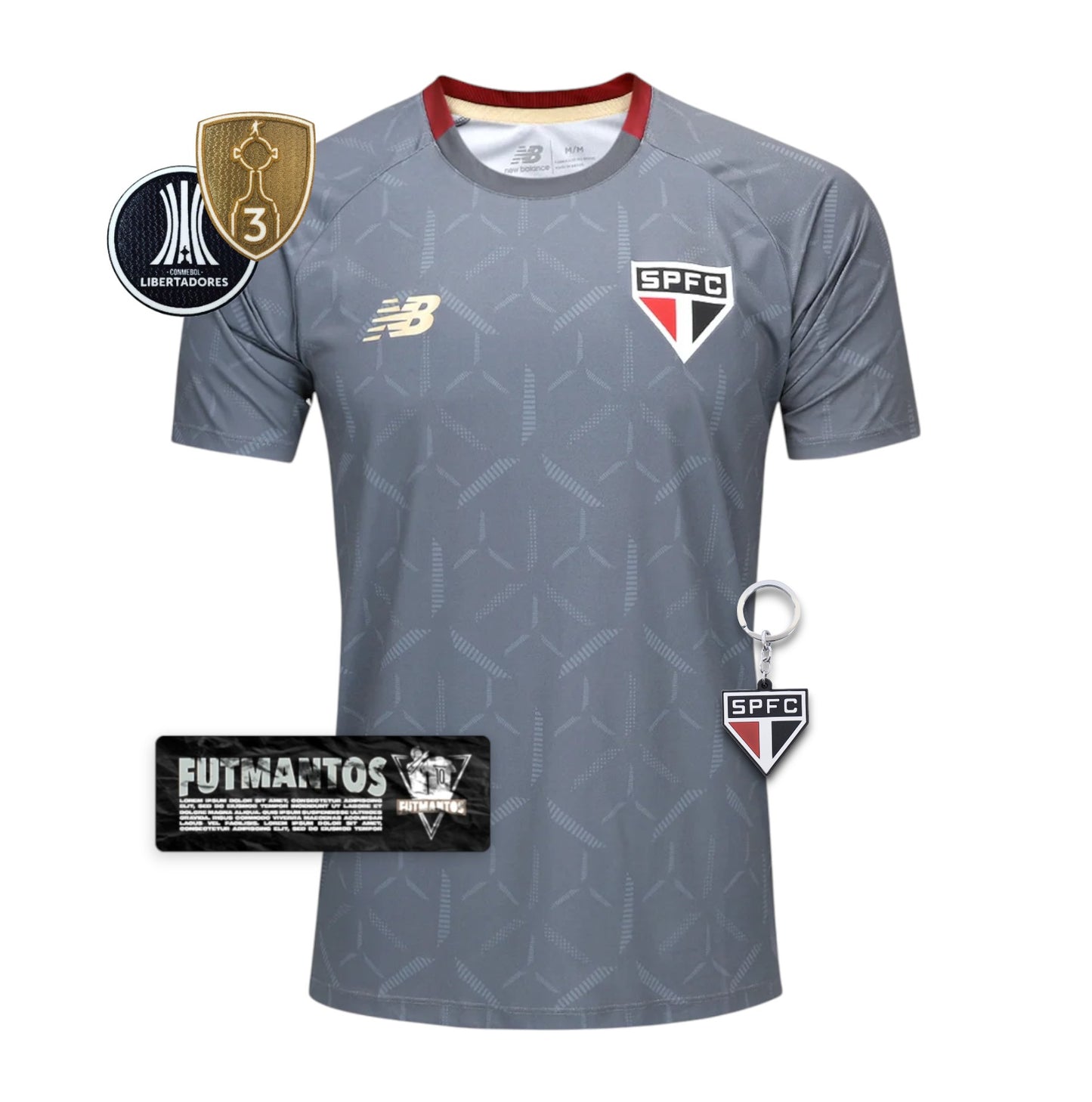 Camisa Treino São Paulo 25/26 - Cinza | Futmantos