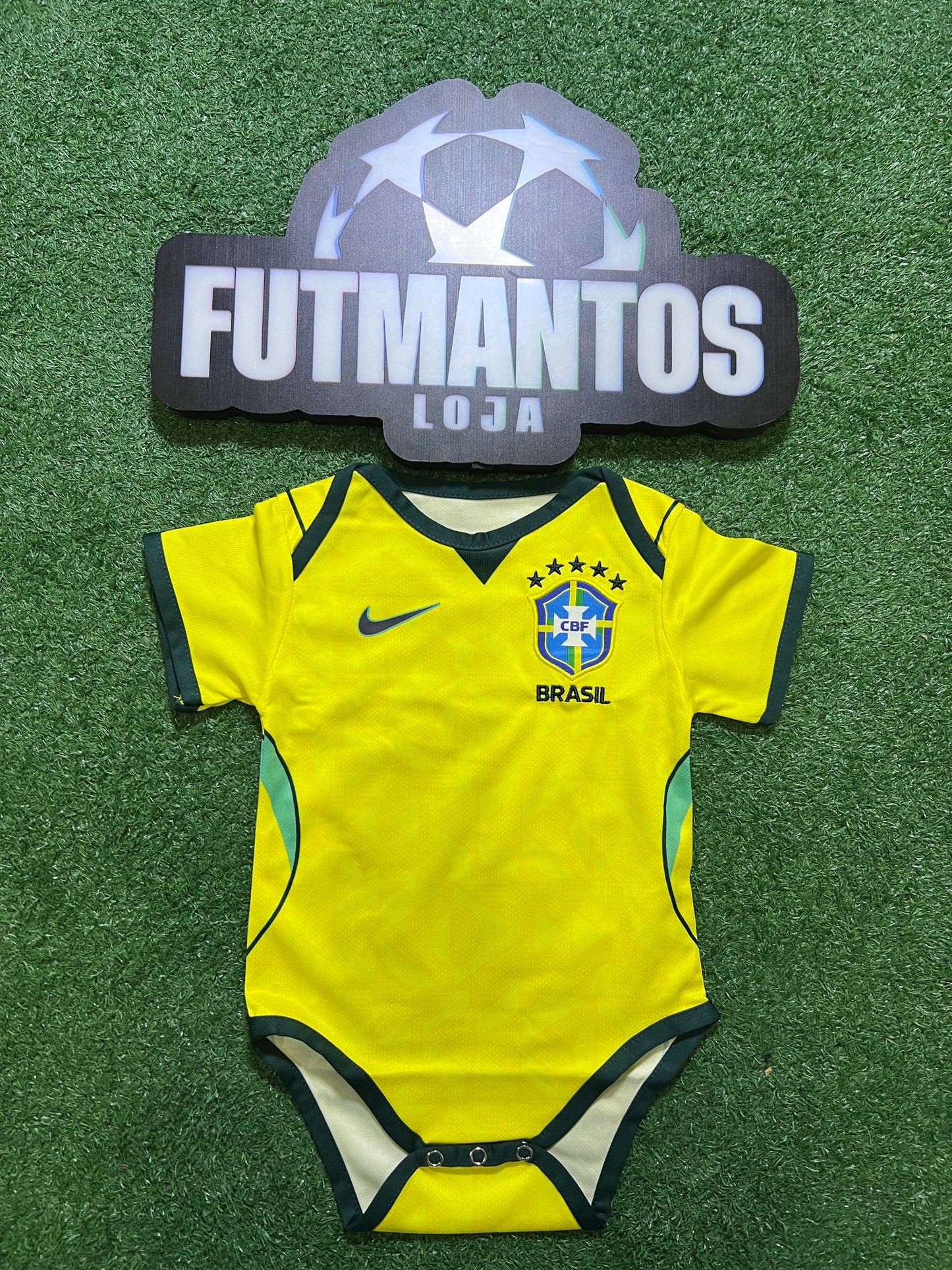 Body Brasil Amarela I 26/27 - Infantil | FutMantos