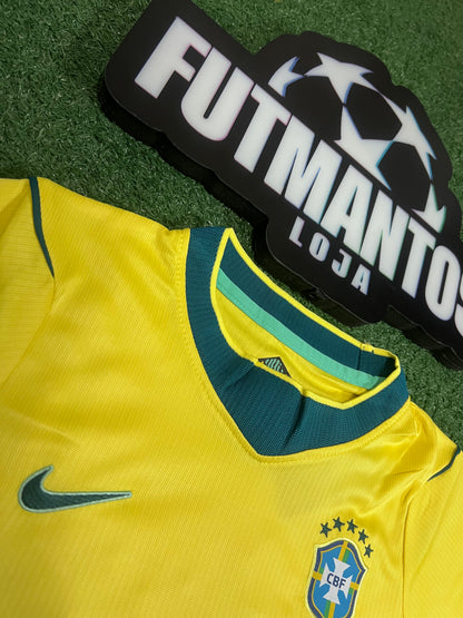 kit Infantil Brasil 26/27 - Amarelo |  FutMantos