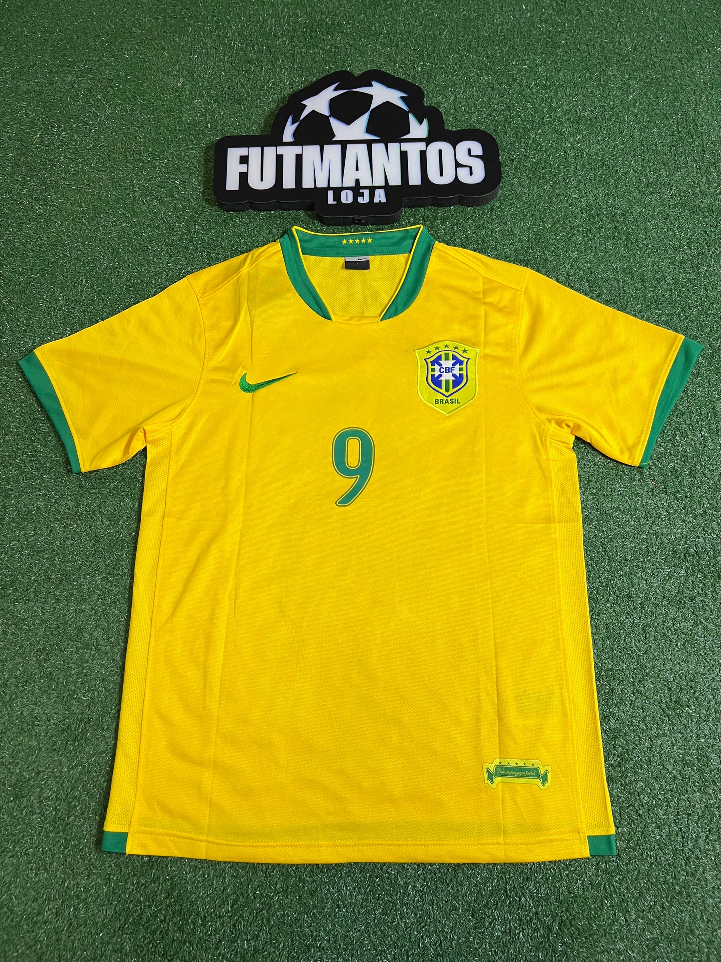 Camisa BrasiI Retrô 2006- Ronaldo #9 | FutMantos