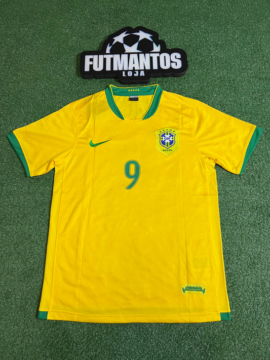 Camisa BrasiI Retrô 2006- Ronaldo #9 | FutMantos