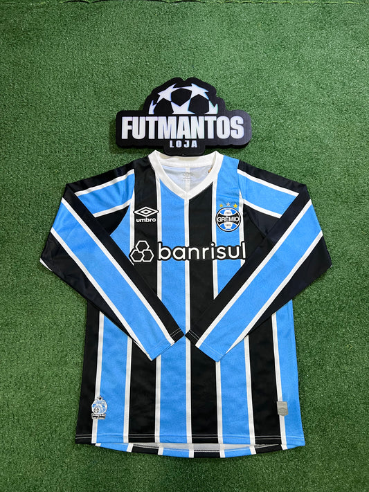 Camisa Grêmio Tricolor 24/25 - Manga Longa | FutMantos