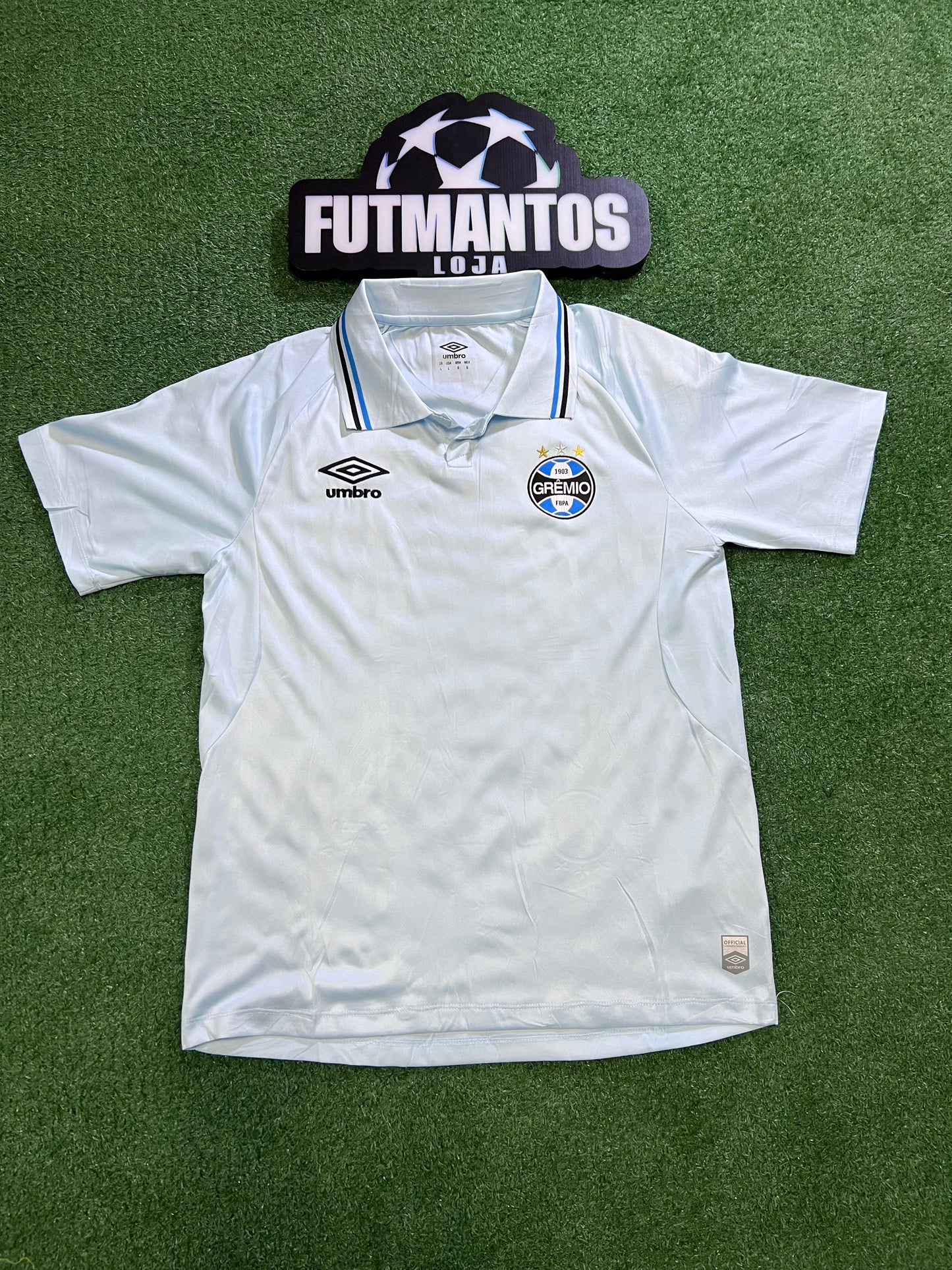 Camisa Grêmio 24/25 Azul Celeste | FutMantos