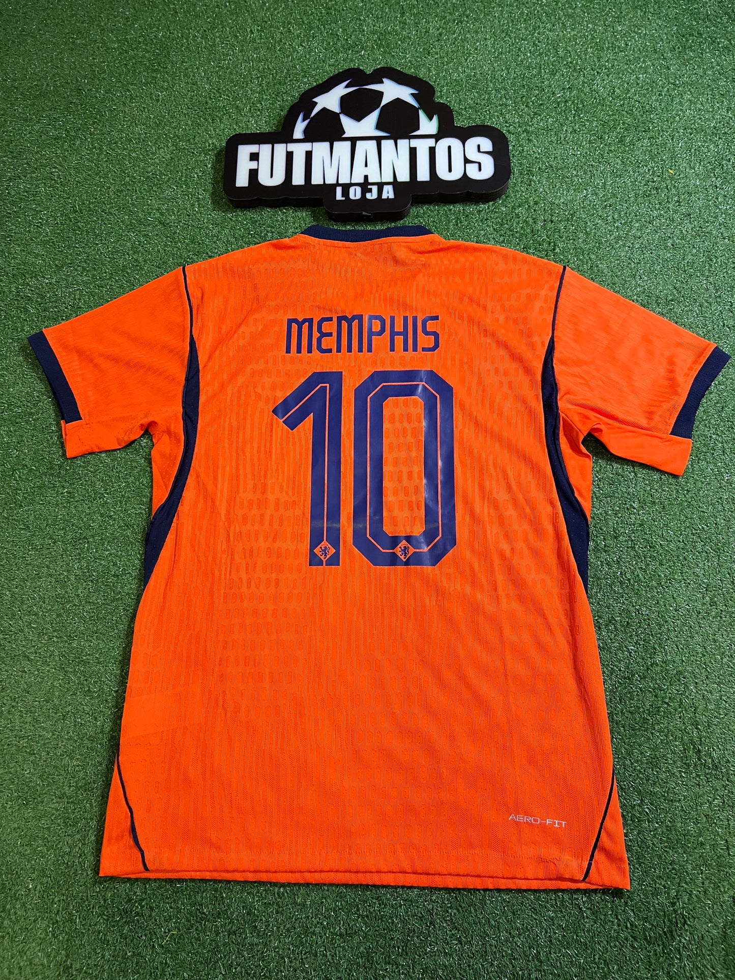 [TAM 2GG] Camisa Holanda 26/27-Jogador-Memphis#10 | FutMantos