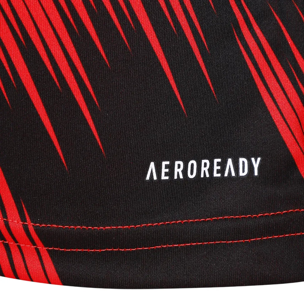 Camisa CRF Pré Jogo 25/26 - Preto e Vermelho | Futmantos