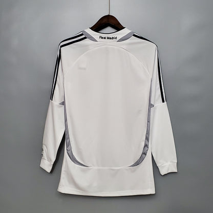 Camisa Manga Longa Real Madrid 06/07 - Branco | Futmantos