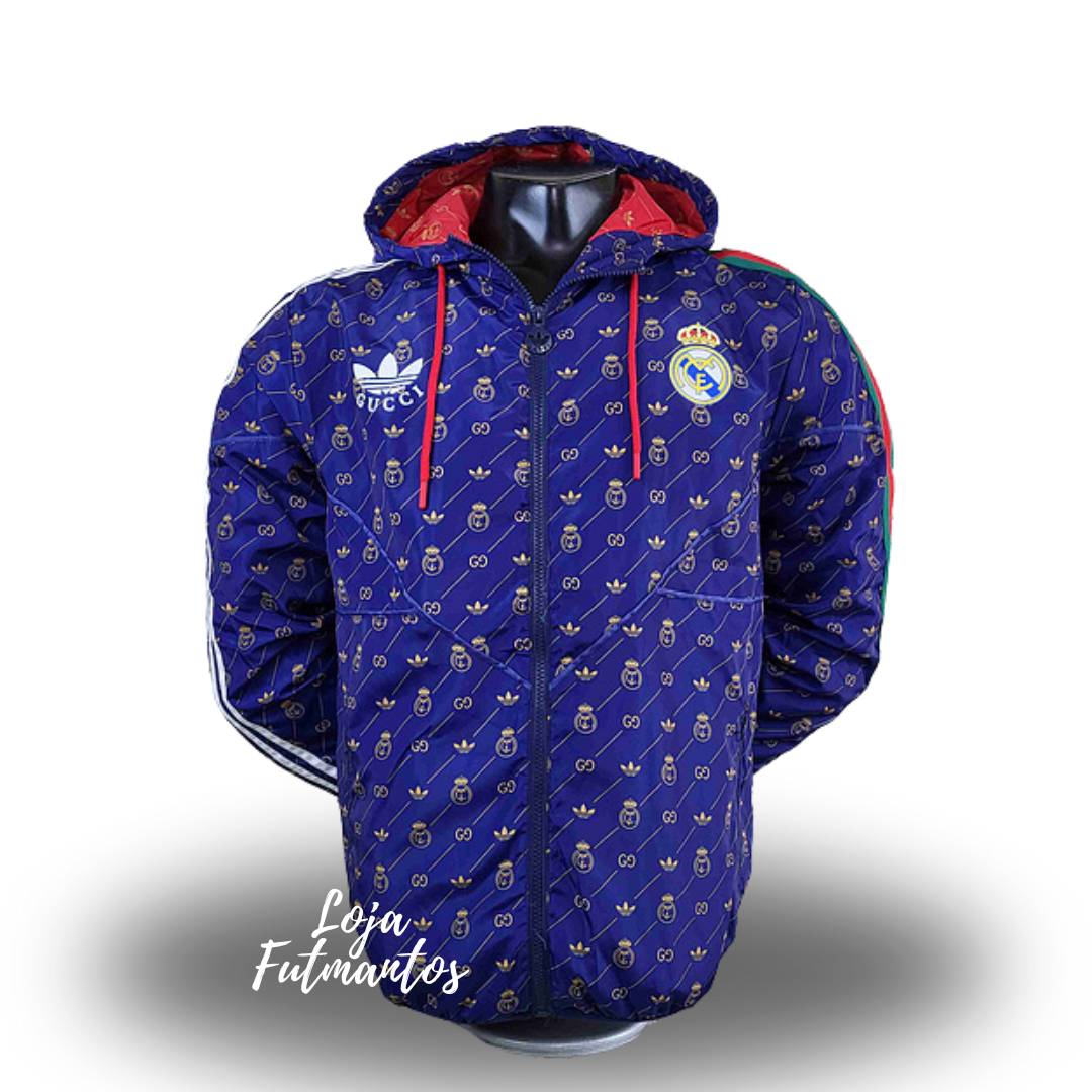 Corta Vento Real Madrid - Azul