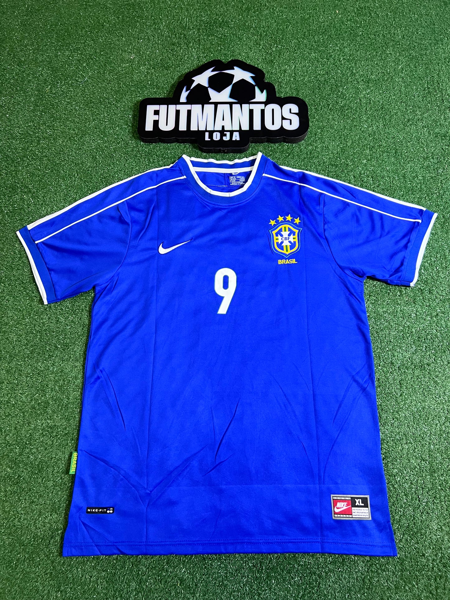 Camisa Brasil 1998 - #9 RONALDO | FutMantos