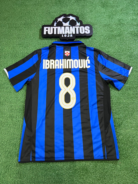 Camisa Inter de Milão 2008 - Ibrahimovic #8 Centenário | FutMantos