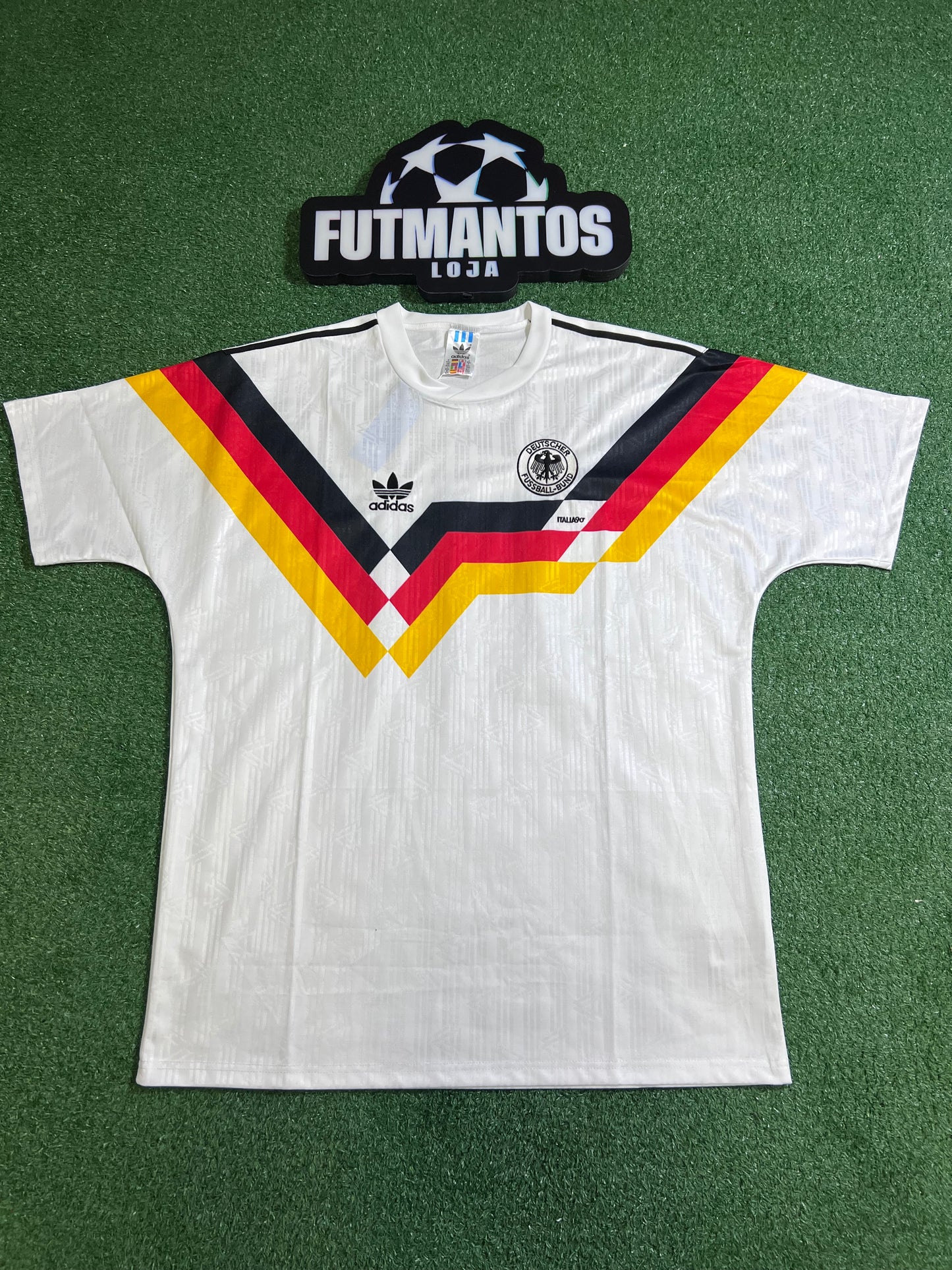 [TAM 2GG] Camisa Alemanha 1990 - Matthäus #10 | FutMantos