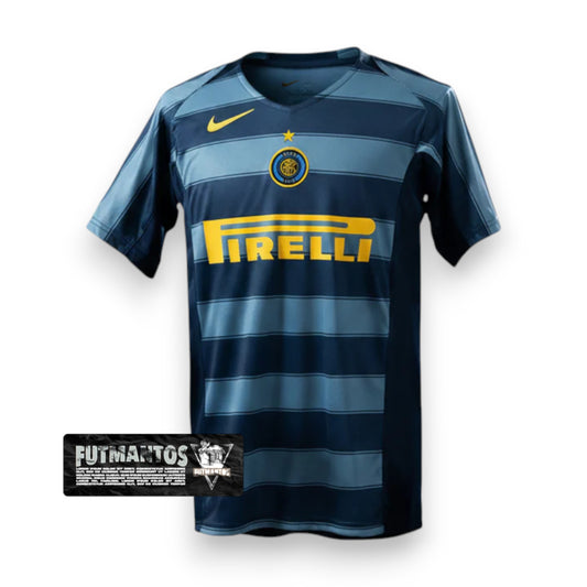 Camisa l Retrô Inter de Milão 04/05 -Adriano Imperador #10| FutMantos
