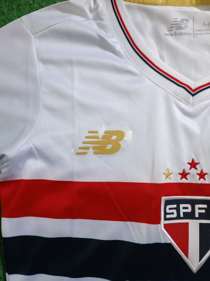 Camisa São Paulo I 25/26 - Feminina|FutMantos