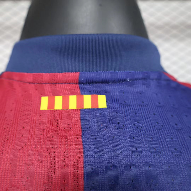 Camisa Barcelona I 24/25 - Jogador Masculina - Azul e vermelha | Futmantos