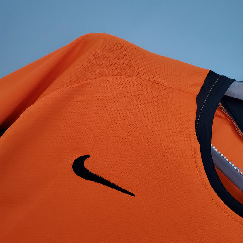 Camisa Holanda Retrô 2002 Laranja - | Futmantos