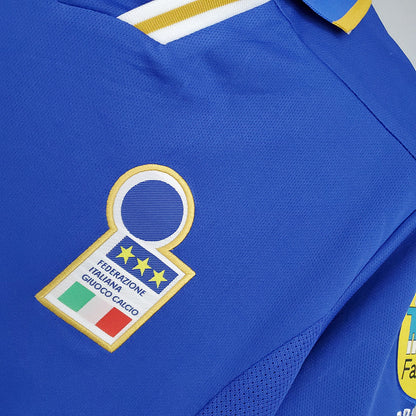 Camisa Itália Retrô 1996 Azul - | Futmantos