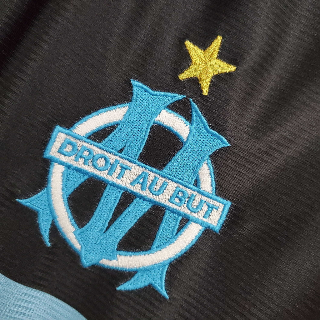 Camisa Marseille Retrô 1999/2000 Preta - | Futmantos