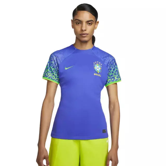 Camisa Brasil 2022 Azul - Feminina | FutMantos
