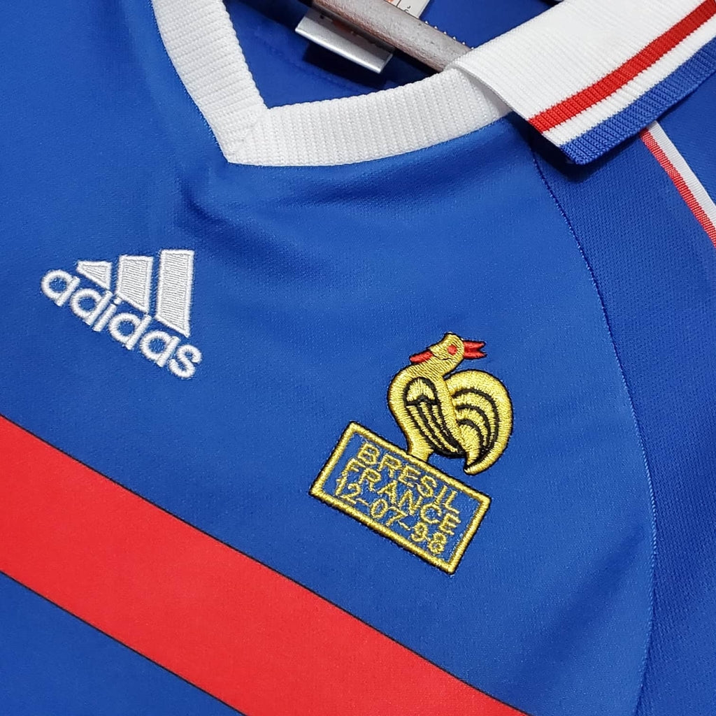 Camisa França Retrô l 1998 | Futmantos