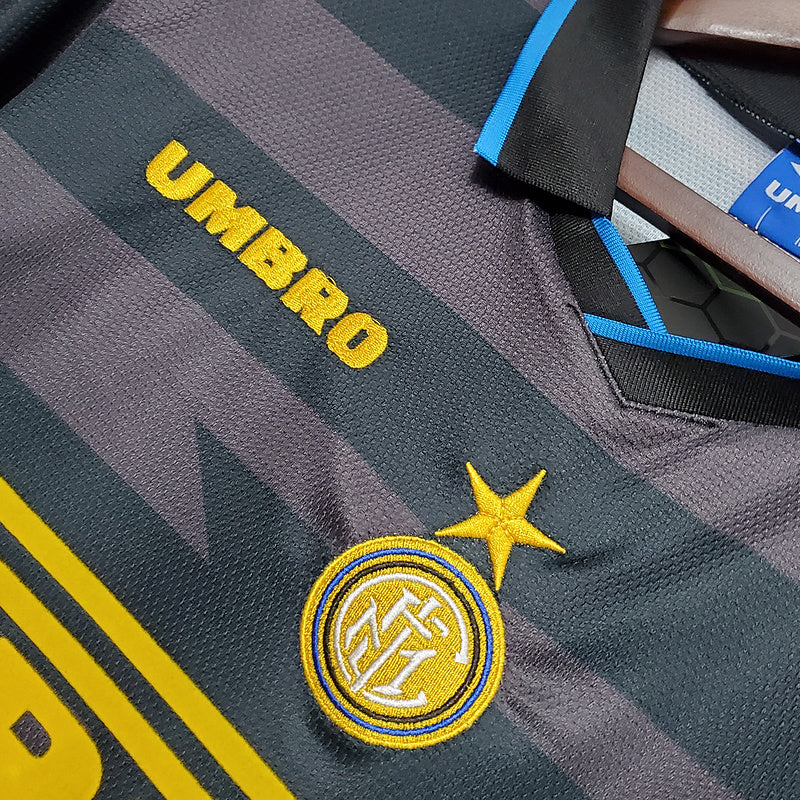 Camisa Inter de Milão Retrô 1997/1998 Cinza - | Futmantos