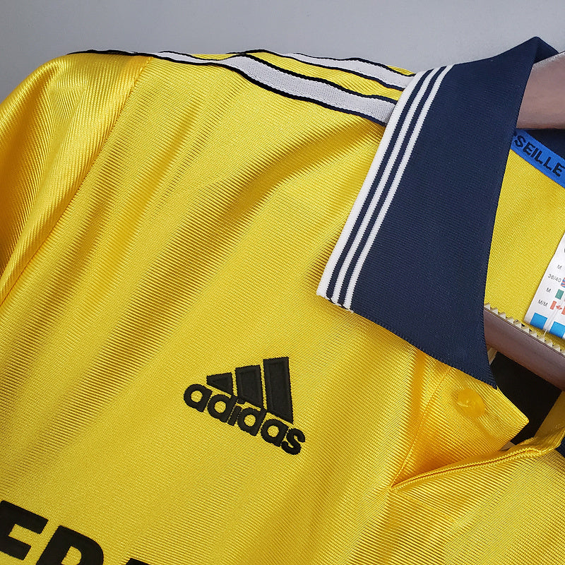 Camisa Marseille Retrô 1998/1999 Amarela - | Futmantos