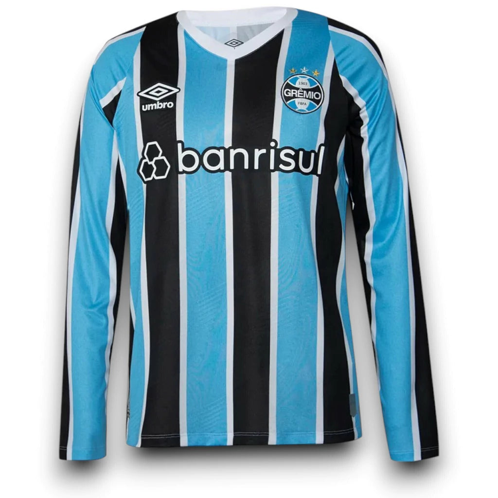 Camisa Grêmio Tricolor 24/25 - Manga Longa | FutMantos