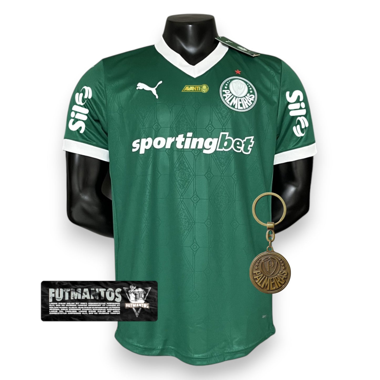 Camisa Palmeiras 25/26 - Versão Jogador Com Patrocínios | Futmantos