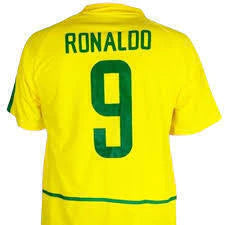 Camisa Brasil 2002 - Ronaldo #9 | FutMantos