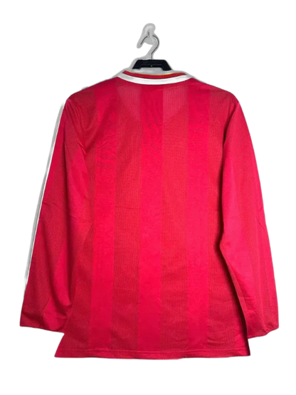 Camisa Liverpool 95/96 I Home - Versão Retrô Manga Longa