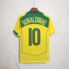 Camisa Brasil 2004 - Ronaldinho #10 | FutMantos